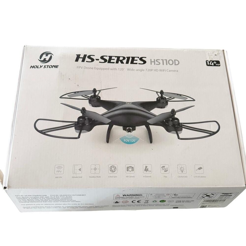 Holy Stone HS110D RC‎ Drone With 1080P HD Camera Black *READ